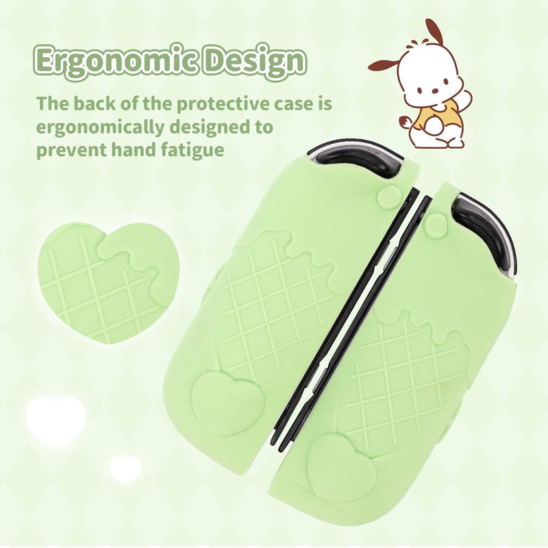 Kuitmor Switch Joy Con Controller Skin,Soft Silicone Protective Cover Case,Cute Anti-Scratch Protective Case for Switch/OLED Joy Con - Image 4